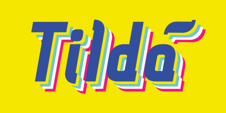Tilda font preview