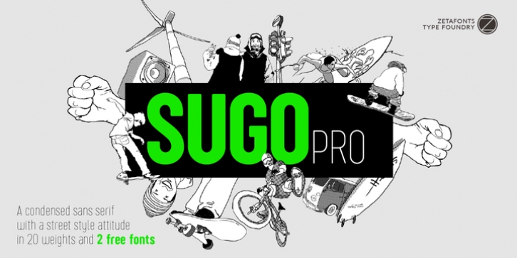 Sugo Pro font preview