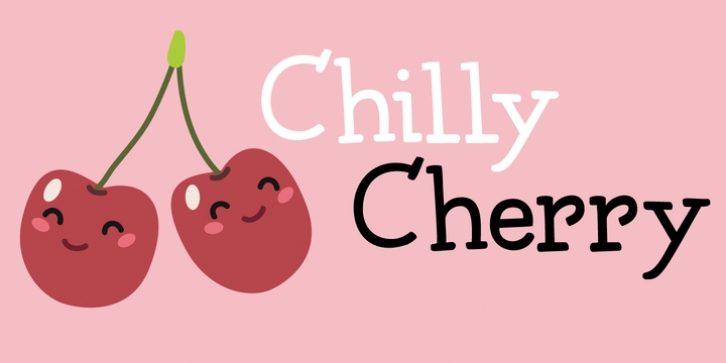 Chilly Cherry font preview