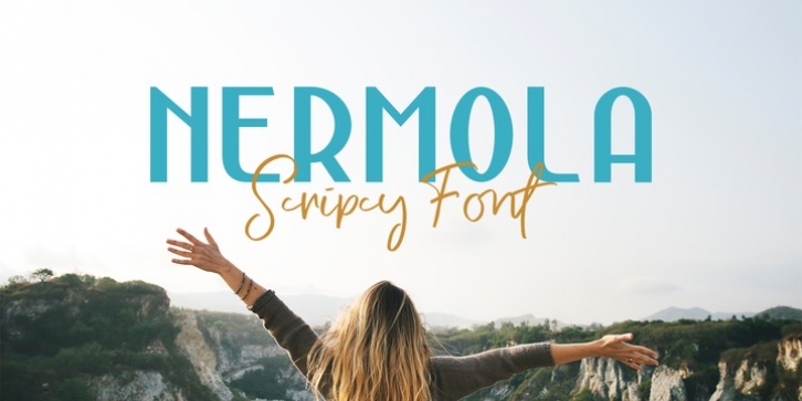 NERMOLA Scripcy Font font preview