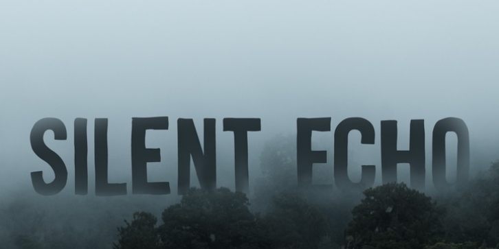 Silent Echo font preview