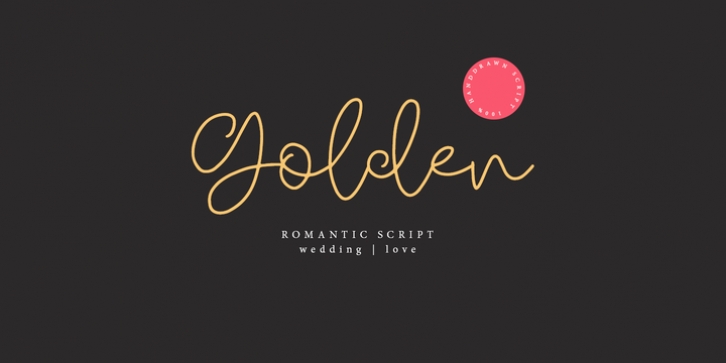 Golden font preview
