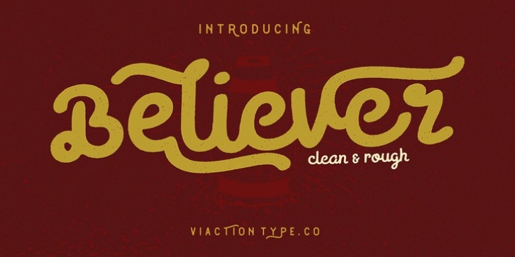 Believer font preview