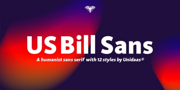 US Bill Sans font preview