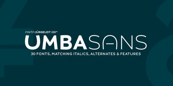 Umba Sans font preview