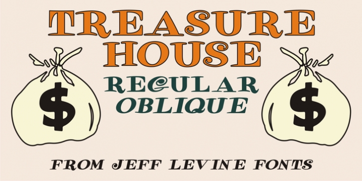 Treasure House JNL font preview