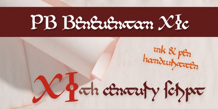 PB Beneventan XIc font preview