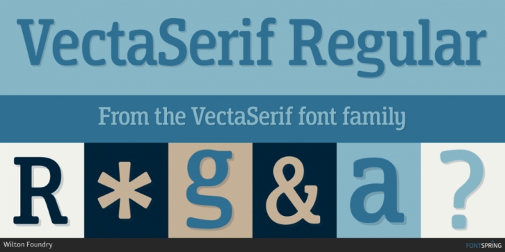 VectaSerif font preview