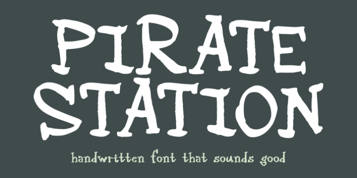 Pirate Station font preview