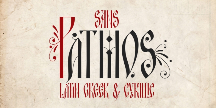 Patmos Sans font preview