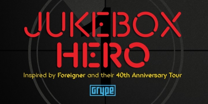 Jukebox Hero font preview