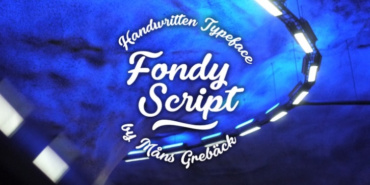Fondy Script font preview