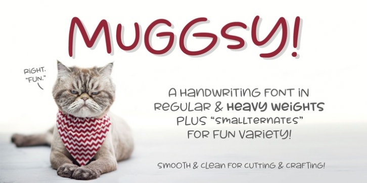 Muggsy font preview