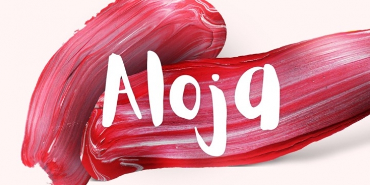 Aloja Extended font preview