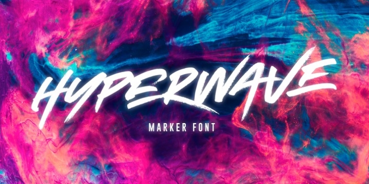 HYPERWAVE font preview