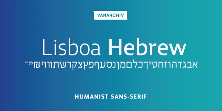 Lisboa Hebrew font preview