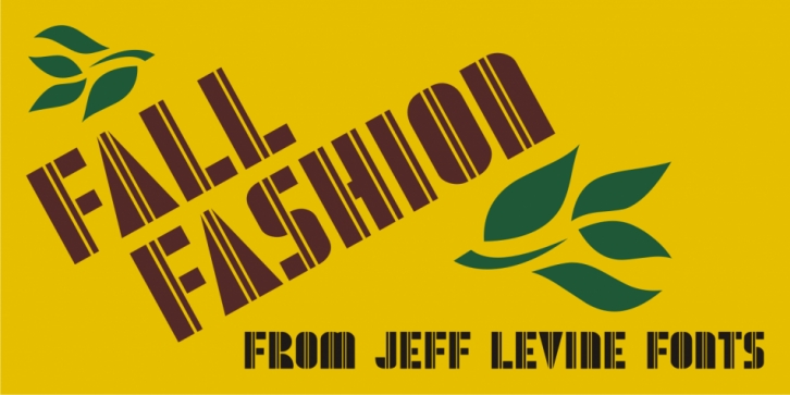 Fall Fashion JNL font preview