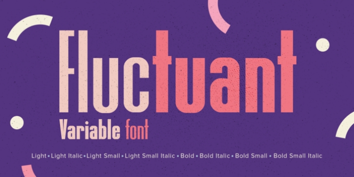 YWFT Fluctuant font preview