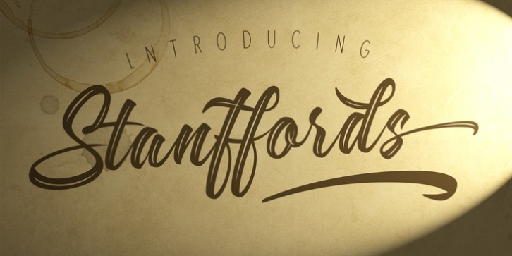 Stanffords font preview