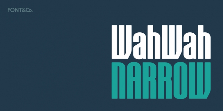 Wah Wah Narrow font preview