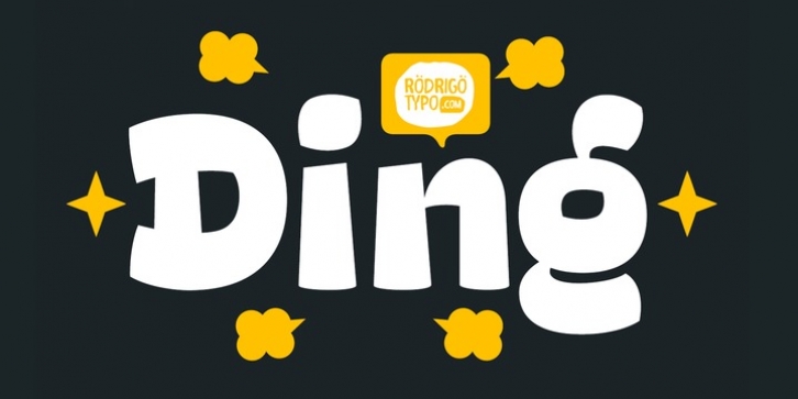 Ding font preview