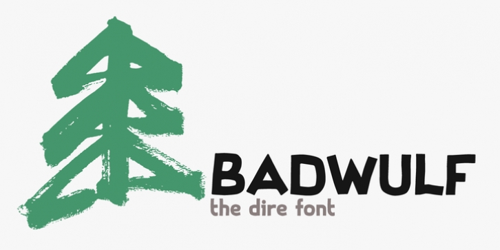 Badwulf font preview