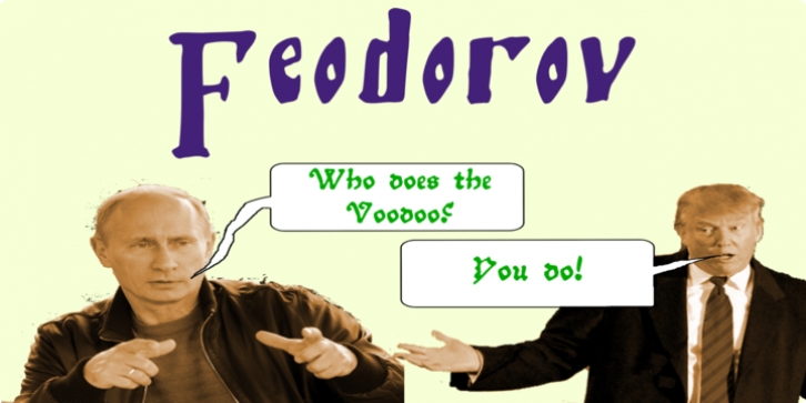 Feodorov font preview