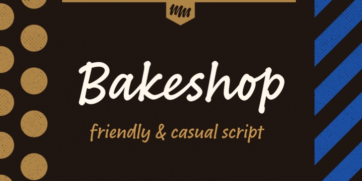 Bakeshop font preview