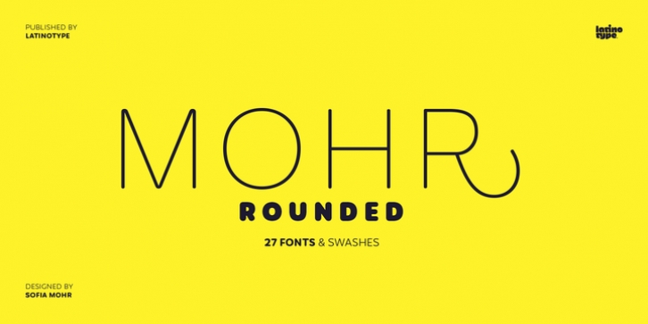 Mohr Rounded font preview