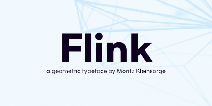 Flink font preview