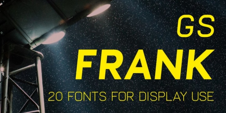 GS Frank font preview