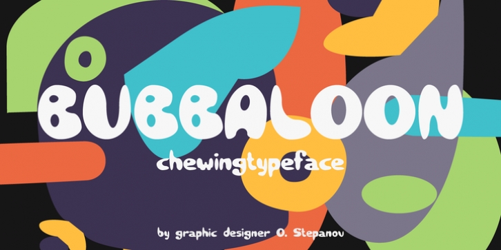 Bubbaloon font preview
