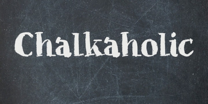 Chalkaholic font preview