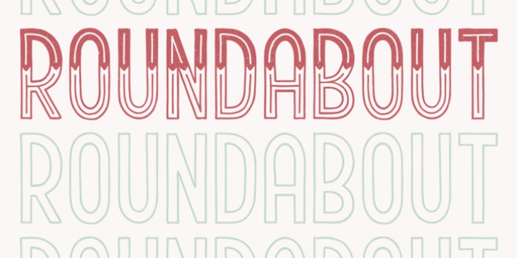 Roundabout font preview