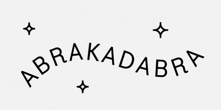 Abrakadabra font preview