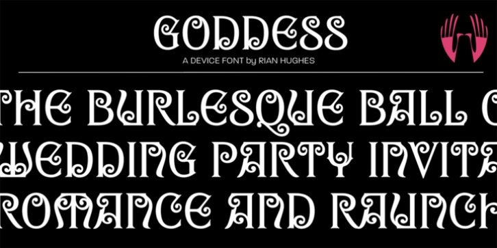 Goddess font preview