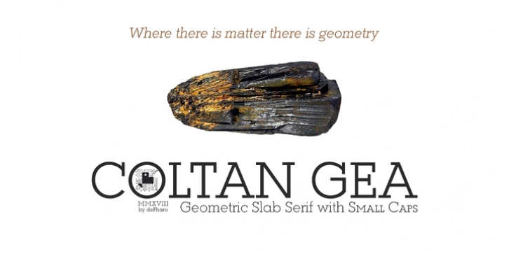 Coltan Gea font preview
