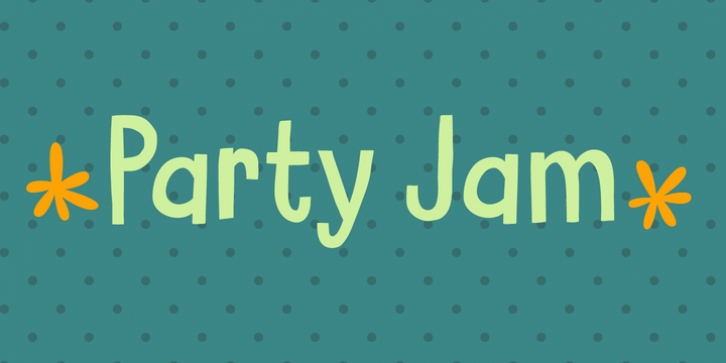 Party Jam font preview