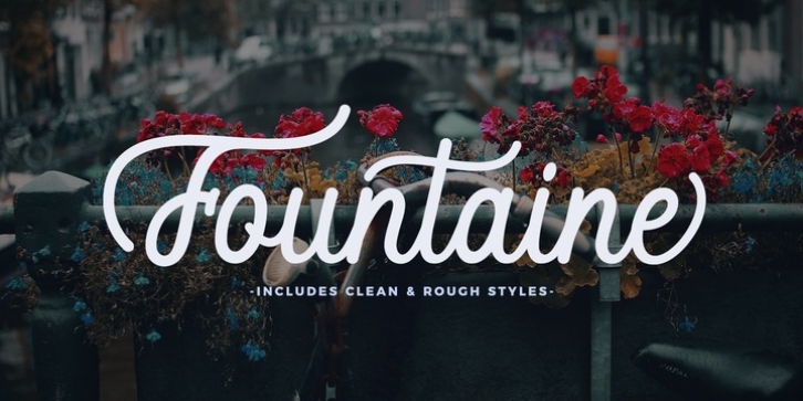 Fountaine font preview