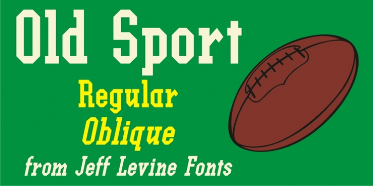 Old Sport JNL font preview