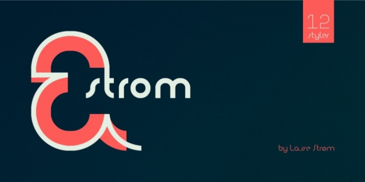 Strom font preview