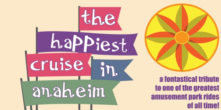 The Happiest Cruise In Anaheim font preview