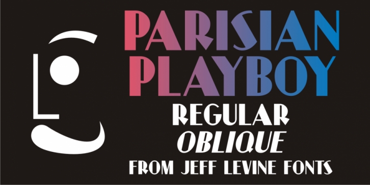 Parisian Playboy JNL font preview