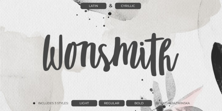 Wonsmith font preview
