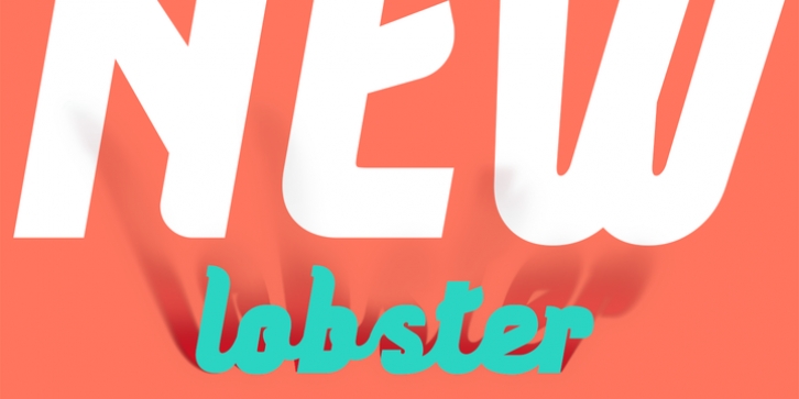 New Lobster font preview