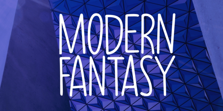 Modern Fantasy font preview