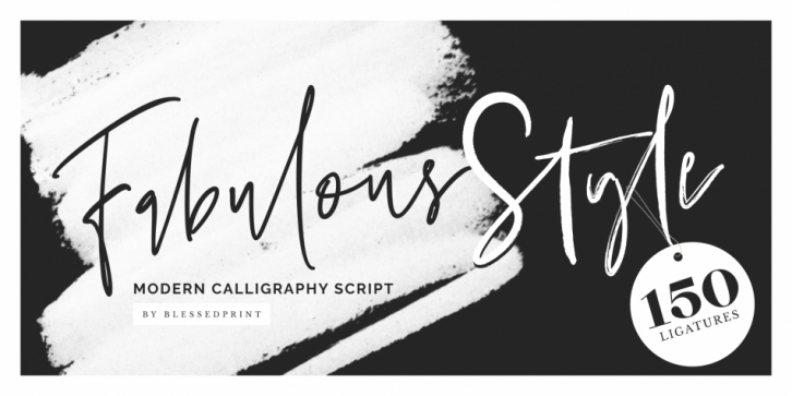 Fabulous Style font preview