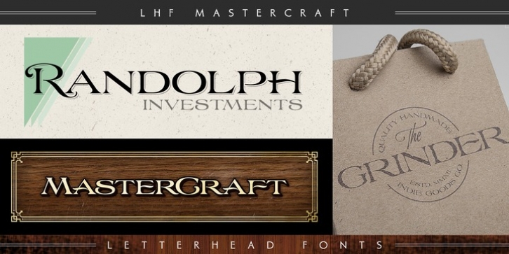 LHF Mastercraft font preview