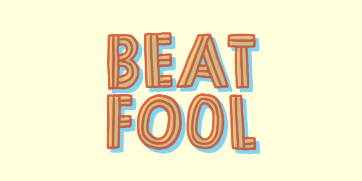Beat Fool font preview