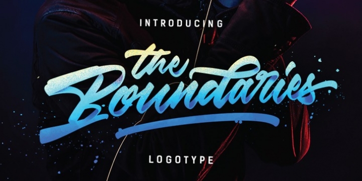 The Boundaries font preview